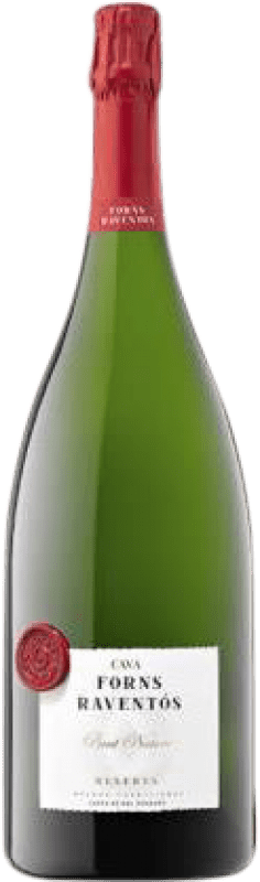 56,95 € 送料無料 | 白のスパークリングワイン Forns Raventós Brut Nature — ブリュット・ナチュール レセルバ D.O. Cava マグナムボトル 1,5 L