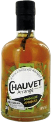 Envoi gratuit | Rhum Chauvet Arrangé France Bouteille Medium 50 cl Mango — Mangue, Piña — Ananas