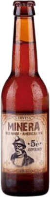 Spedizione Gratuita | Birra Santjoanina Minera Old Miner IPA — India Pale Ale, American — Americano Spagna Bottiglietta Terzo 33 cl