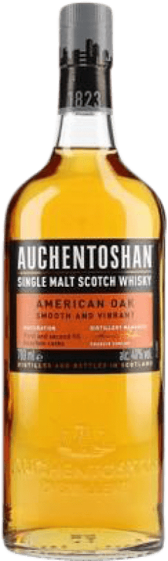 Kostenloser Versand | Single Malt Whisky Auchentoshan American — Amerikanisch, Oak Cask — Eichenfass Großbritannien 1 L