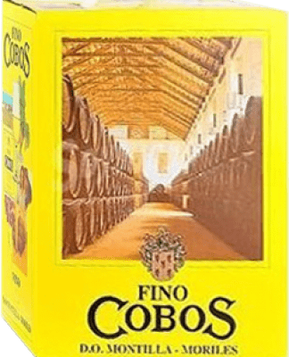 Envio grátis | Vinho Generoso Fortificado Navisa Cobos D.O. Montilla-Moriles Andaluzia Espanha Pedro Ximénez Bag in Box 3 L