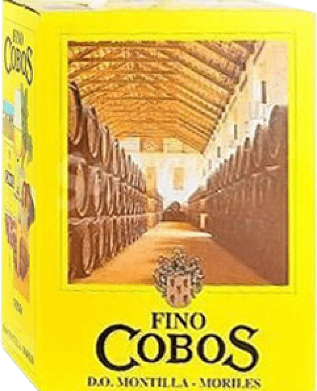 18,95 € | Vino Generoso Fortificado Navisa Cobos D.O. Montilla-Moriles Andalucía España Pedro Ximénez Bag in Box 3 L