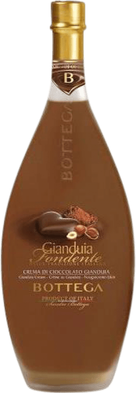 18,95 € Free Shipping | Cream Liqueur Bottega Gianduia Fondente Medium Bottle 50 cl