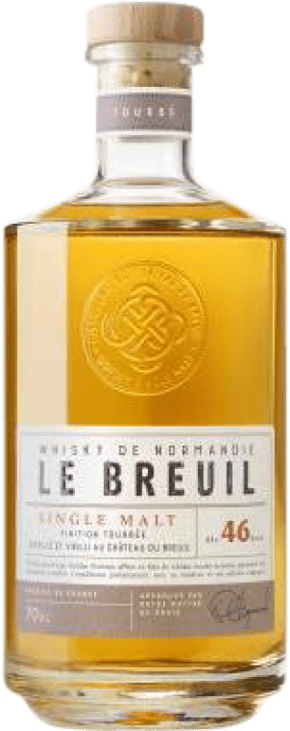42,95 € | Whisky Single Malt Château du Breuil Peated — Ahumado Francia 70 cl