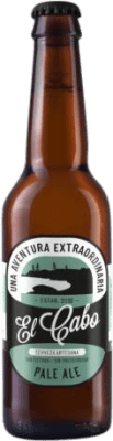 Envio grátis | Cerveja El Cabo Pale Ale, Artesanal Espanha Garrafinha Terço 33 cl