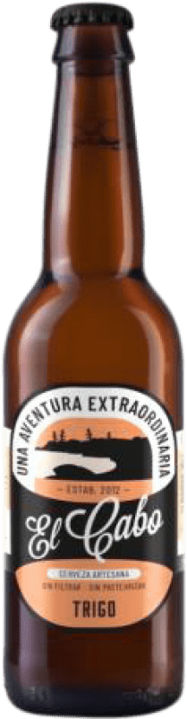 Envío gratis | Cerveza El Cabo Artesanal España Botellín Tercio 33 cl Trigo