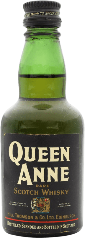 10,95 € | Whisky Blended Hill Thomson Queen Anne Reino Unido Botellín Miniatura 5 cl