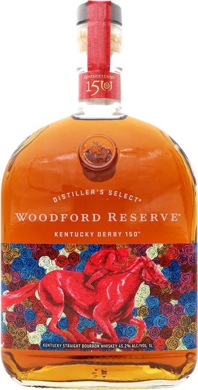 69,95 € Spedizione Gratuita | Whisky Bourbon Woodford Derby 150th Special Anniversary Edition — Edizione Speciale Anniversario Riserva