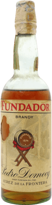32,95 € | Brandy Pedro Domecq Fundador 1973 Spain Small Bottle 20 cl