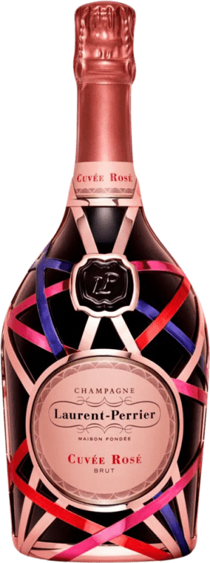 157,95 € Envoi gratuit | Vin Mousseux Rosé Laurent Perrier Ribbons Cuvée, Rosé A.O.C. Champagne