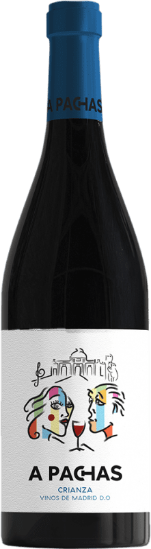 Free Shipping | Red Wine A Pachas Seco — Dry Crianza — Aged D.O. Vinos de Madrid Madrid's community Spain Tempranillo 75 cl