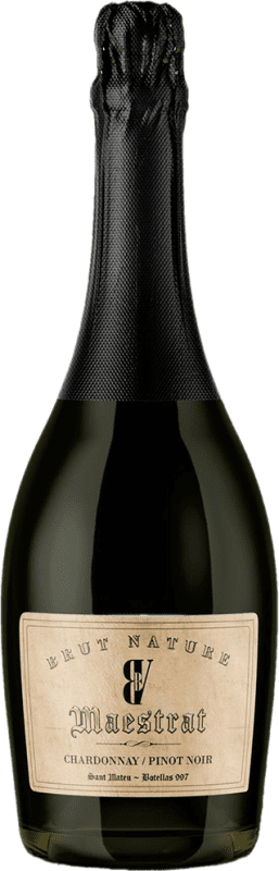 21,95 € | Vin Mousseux Blanc Besalduch Valls Bellmunt Maestrat Brut Nature I.G.P. Vin de la Terra de Castelló Communauté valencienne Espagne Pinot Noir, Chardonnay 75 cl Végan