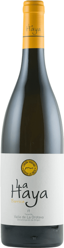 Kostenloser Versand | Weißwein La Haya Holzfass D.O. Valle de la Orotava Kanarische Inseln Spanien Malvasia, Albillo 75 cl