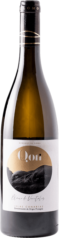 Envoi gratuit | Vin Blanc El Lomo QORI Varietales Seco — Sec D.O. Islas Canarias Iles Canaries Espagne Godello, Albillo 75 cl Végan
