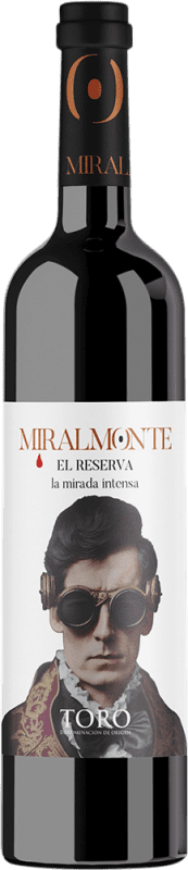 Envío gratis | Vino Tinto Frutos Villar Miralmonte Seco Reserva D.O. Toro Castilla y León España Tempranillo 75 cl