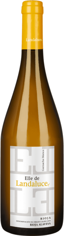 Envio grátis | Vinho Branco Landaluce Elle Seco D.O.Ca. Rioja La Rioja Espanha Garnacha — Grenache 75 cl Vegano