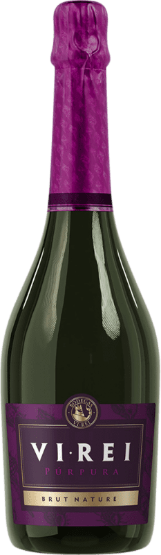 Envoi gratuit | Vin Mousseux Blanc Vi Rei Brut Nature D.O. Pla i Llevant Îles Baléares Espagne Chardonnay, Premsal 75 cl Végan