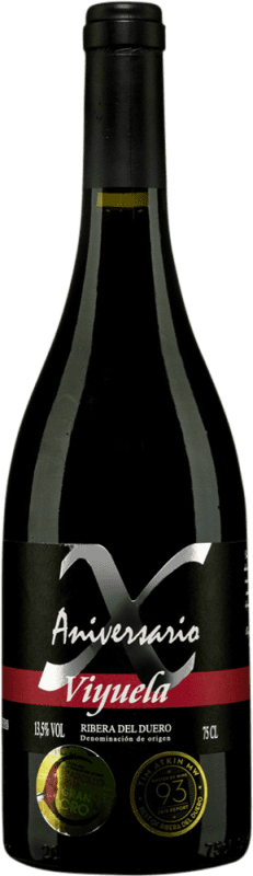 Envío gratis | Vino Tinto Viyuela X Seco Edición Especial Aniversario D.O. Ribera del Duero Castilla y León España Tempranillo 75 cl