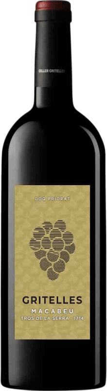 Envio grátis | Vinho Branco Gritelles Tros de la Serra 1714 Seco D.O.Ca. Priorat Catalunha Espanha Macabeo 75 cl