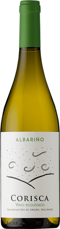 Envio grátis | Vinho Branco Corisca Seco D.O. Rías Baixas Galiza Espanha Albariño — Albarinho Bio — Ecológico 75 cl Vegano