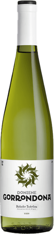17,95 € | Vinho Branco Doniene Gorrondona Seco D.O. Bizkaiko Txakolina País Basco Espanha Hondarribi Zuri, Hondarribi Zerratia 75 cl Vegano