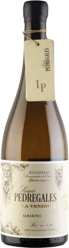 Free Shipping | White Wine Lagar de Pedregales La Vendimia Seco — Dry D.O. Rías Baixas Galicia Spain Albariño — Albarinho 75 cl Vegan