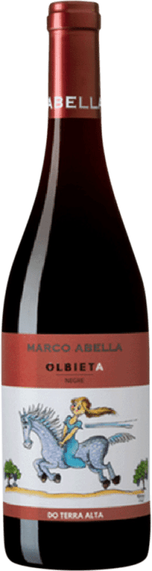 Envío gratis | Vino Tinto Marco Abella Olbieta Seco D.O. Terra Alta Cataluña España Syrah, Garnacha, Mazuelo 75 cl