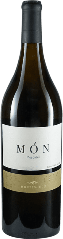 Envoi gratuit | Vin Blanc Montesanco Món Seco — Sec D.O. Alicante Communauté valencienne Espagne Moscatel — Muscat Bio — Écologique 75 cl Végan