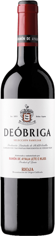 Envoi gratuit | Vin Rouge Ramón de Ayala Lete Deóbriga Seco — Sec Sélection de la Famille D.O.Ca. Rioja La Rioja Espagne Tempranillo, Graciano 75 cl