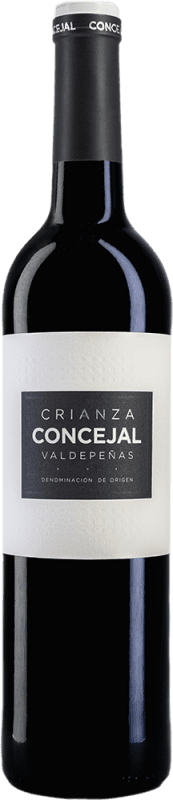 10,95 € | Vinho Tinto Vinícola de Valdepeñas Concejal Seco Crianza D.O. Valdepeñas Castela-Mancha Espanha Tempranillo 75 cl