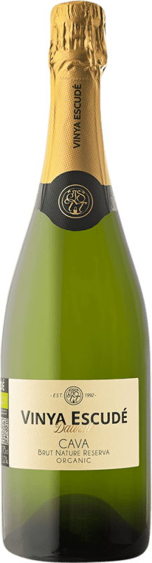 Envoi gratuit | Vin Mousseux Blanc Escudé Jordi Lluch Daurat Brut Nature Réserve D.O. Cava Catalogne Espagne Macabeo — Macabeu, Xarel·lo, Parellada Bio — Écologique 75 cl