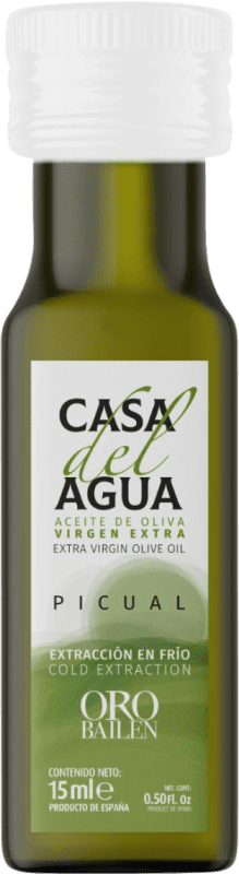 免费送货 | 盒装440个 橄榄油 Oro Bailén Casa del Agua 传统, Premium — 高端, EVOO 特级初榨 Jaén 西班牙 Picual — 皮夸尔 单剂量装 1 cl PET — 塑料