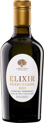 Envoi gratuit | Huile d'Olive Cuadrat Valley Elixir Deshuesada Cosecha Temprana — Récolte Précoce, HOVE Vierge Extra D.O.P. Les Garrigues Catalogne Espagne Arbequina Bio — Écologique Bouteille Medium 50 cl Verre