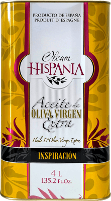 Бесплатная доставка | Оливковое масло Oleum Hispania Experiencia Única 4 L Традиционный, Coupage — Кюваж, ЭВО Экстра Вирджин Córdoba Испания Специальная банка 4,5 L