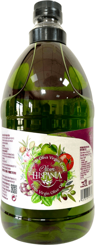 Envio grátis | Azeite de Oliva Oleum Hispania Experiencia Única Tradicional, Coupage — Blend, AOVE Virgem Extra Córdoba Espanha Garrafão 2 L PET