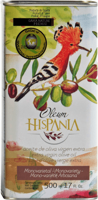 16,95 € | オリーブオイル Oleum Hispania 伝統的, Premium — プレミアム, Nature, EVOO エキストラバージン Córdoba スペイン Arbosana — アルボサナ 缶 50 cl