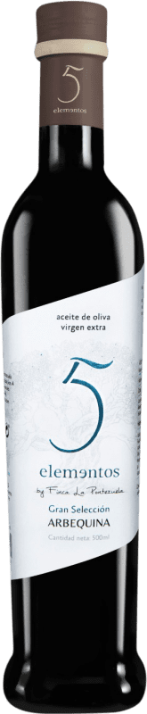 15,95 € | Olive Oil Finca La Pontezuela 5 Elementos Traditional, Selection, EVOO Extra Virgin Toledo Spain Arbequina Medium Bottle 50 cl Glass
