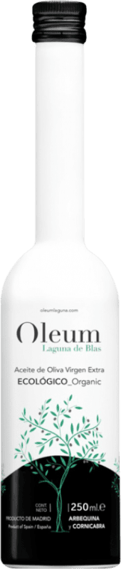 12,95 € | Azeite de Oliva Oleum Laguna de Blas Coupage — Blend, AOVE Virgem Extra D.O.P. Aceite de Madrid Madri Espanha Eco — Biológico Garrafinha 25 cl Vidro