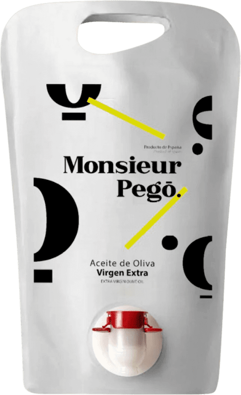 71,95 € | Azeite de Oliva Vega de los Abades Monsieur Pegó Tradicional, AOVE Virgem Extra Córdoba Espanha Hojiblanca Bag in Box 1,75 L