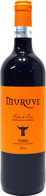 4,95 € | 红葡萄酒 Frutos Villar Muruve 年轻的 D.O. Toro 卡斯蒂利亚莱昂 西班牙 Tinta de Toro 75 cl