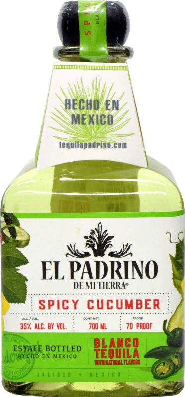 25,95 € | Tequila Valle del Tequila El Padrino de Mi Tierra Blanco — Blanc Mexique 70 cl Cucumber — Concombre, Spicy — Épicé