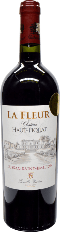 15,95 € | 红葡萄酒 Jean Pierre Rivière. La Fleur de Château Haut Piquat A.O.C. Lussac-Saint-Émilion 波尔多 法国 Merlot — 梅洛 75 cl