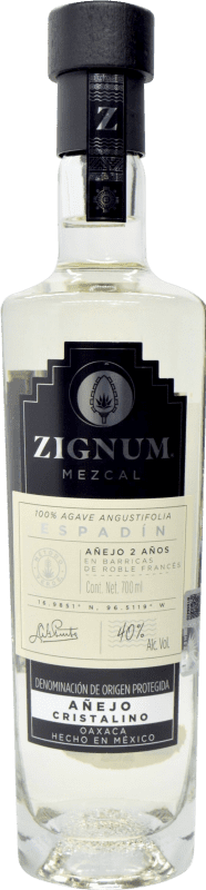 79,95 € Free Shipping | Mezcal Masetplana Zignum Añejo — Aged, Cristalino