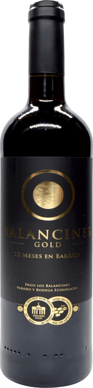 7,95 € | Vin Rouge Pago Los Balancines 12 Meses Gold — Édition Or Barrique I.G.P. Vino de la Tierra de Extremadura Estrémadure Espagne Tempranillo, Syrah, Cabernet Sauvignon 75 cl