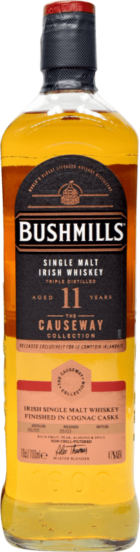 139,95 € Free Shipping | Single Malt Whisky Bushmills The Causeway Cognac Cask Finish, Collection 11 Years