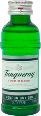 4,95 € Spedizione Gratuita | Genever Gin Tanqueray Bottiglietta Mignon 5 cl