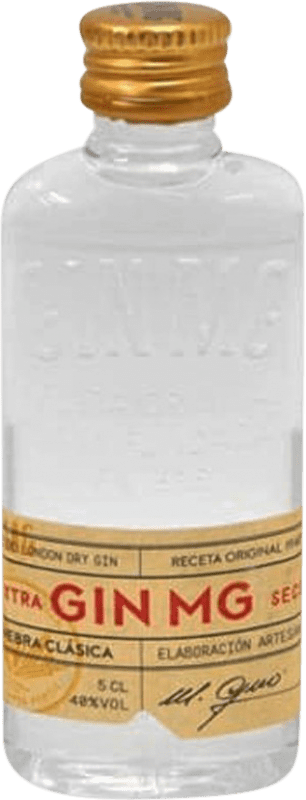 4,95 € Spedizione Gratuita | Genever Gin MG Bottiglietta Mignon 5 cl