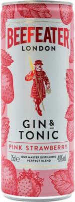 3,95 € | Mixer Beefeater Pink — Rosé Großbritannien Dose 25 cl GinTonic — Gin Tonic, Strawberry — Erdbeere