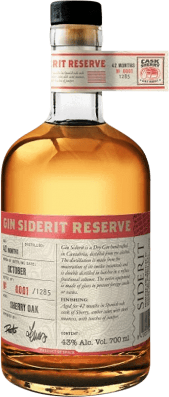 48,95 € | Genever Gin Siderit Sherry Cask Finish — Afinado em Barrica Reserva Espanha 70 cl