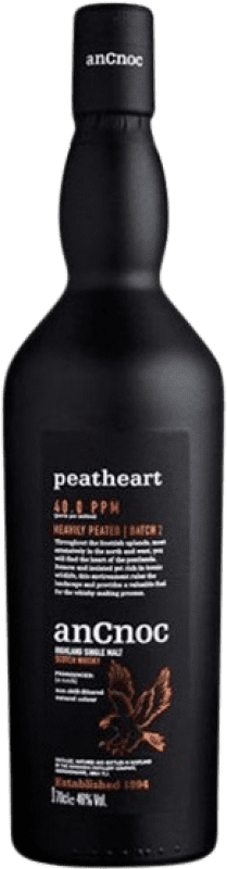 94,95 € Бесплатная доставка | Односолодовый виски anCnoc Knockdhu Peatheart Peated — Копчёный